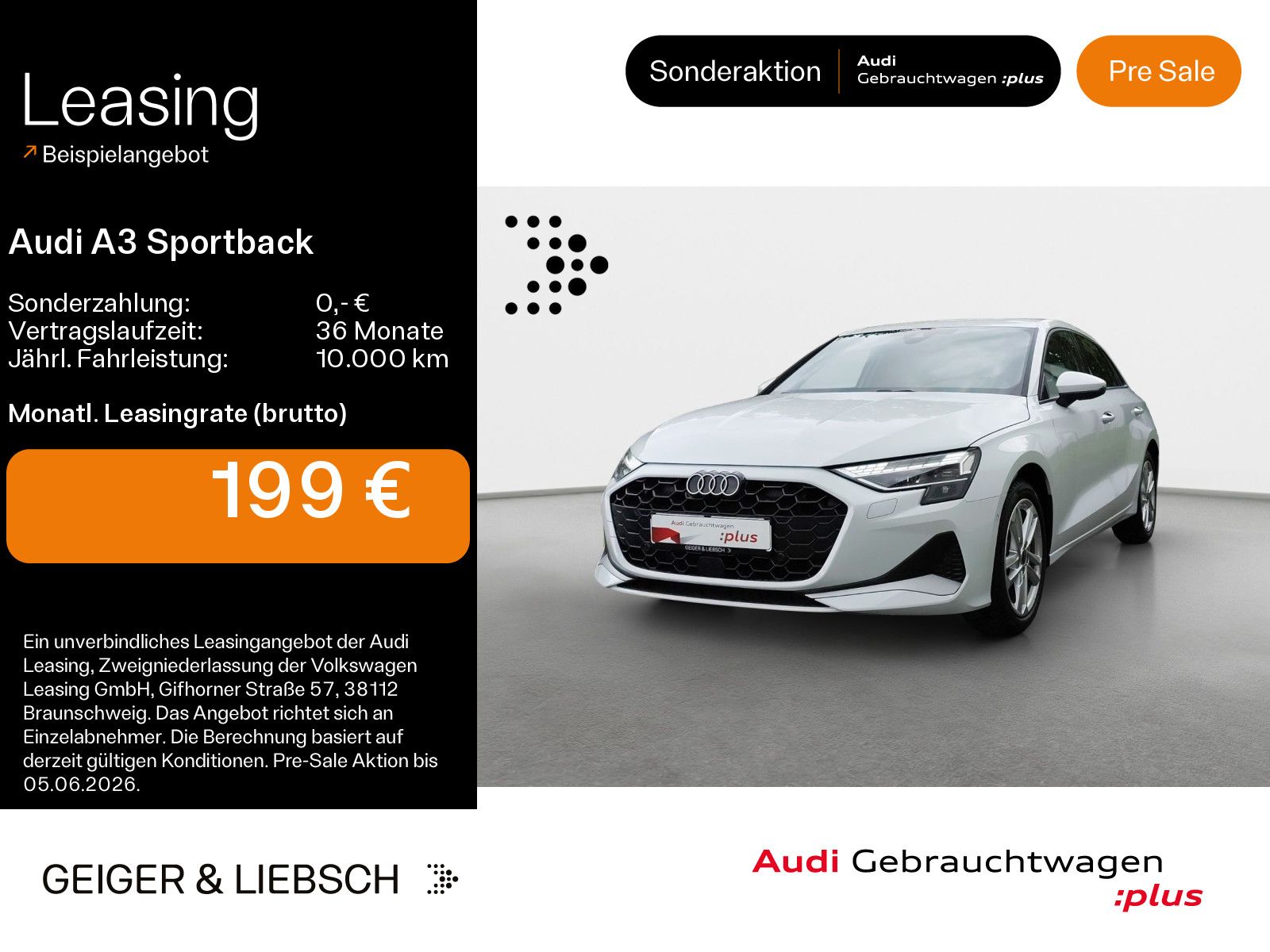 Audi A3 Sportback 35 TFSI advanced*0,99%-Finanz*NAVI-