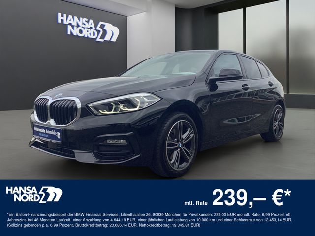 BMW 118i SPORTLINE LED NAVI KAMERA 17" ALU SPORTSITZ