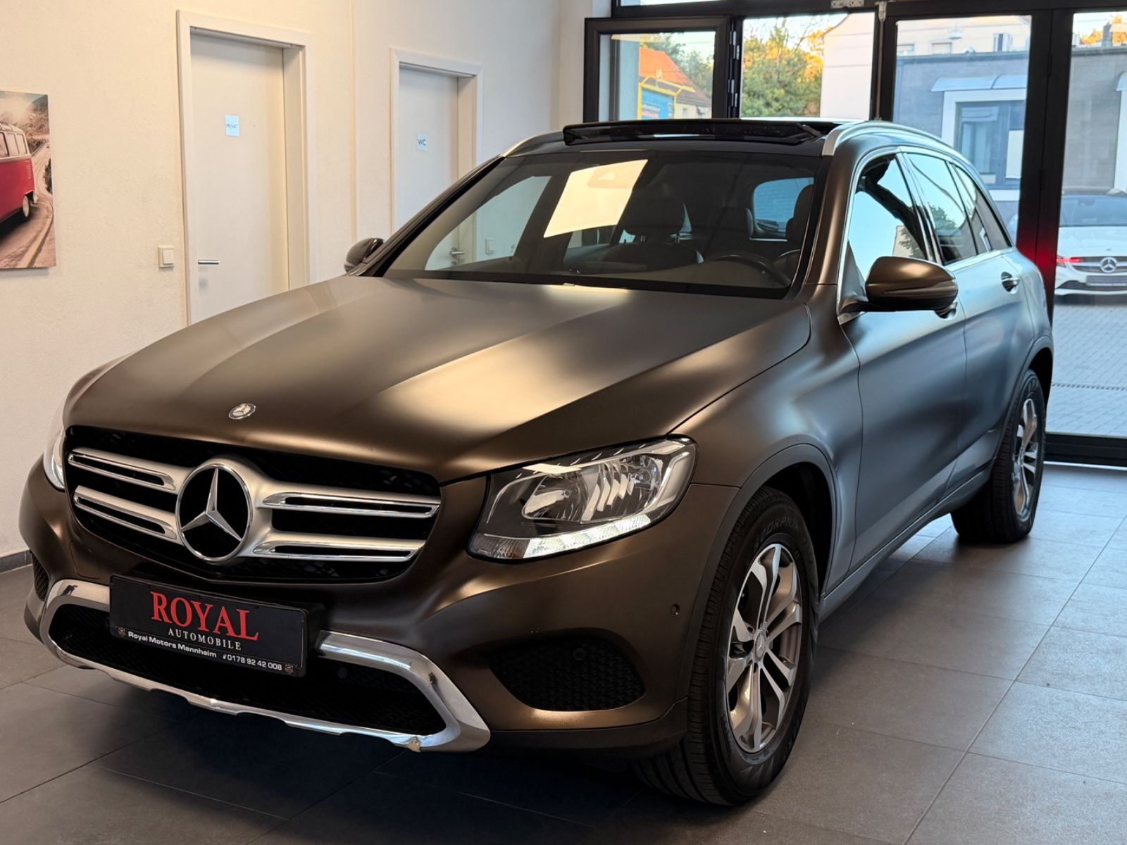 Mercedes GLC 220 2016, 2.1D dīzelis, Automāts, SUV/Apvidus, Brūns — Latvijā