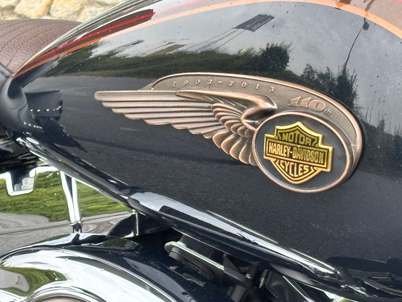 Fahrzeugabbildung Harley-Davidson Heritage Softtail Classic Heritage 2013 110 Jahr