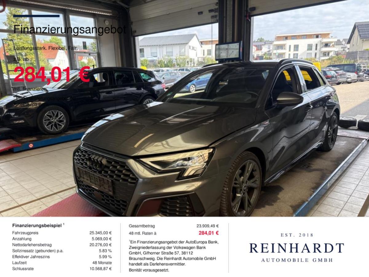 Audi A3 SPORTBACK 35TFSi 2x S LINE BLACK 18Z./LED/B&O