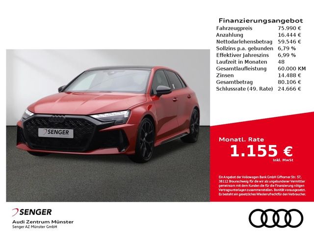 Audi RS3 Sportback S tronic ACC Navi Kamera Matrix