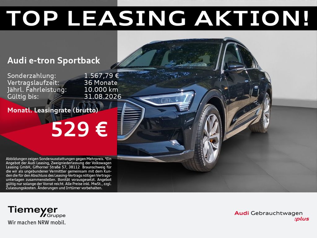 Audi e-tron Sportback 50 Q S LINE AHK LM20 HuD NACHT