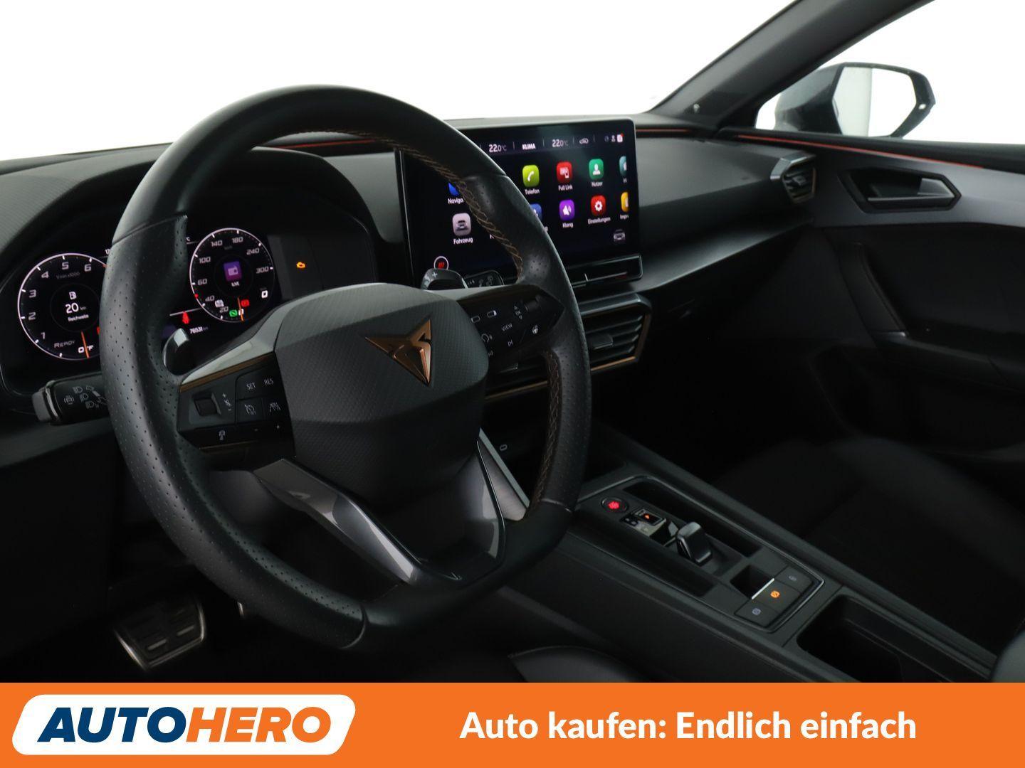 Cupra Leon 2.0 TSI VZ Aut.*NAVI*ACC*CAM*PDC*SHZ*ALU*, миниатюра 10