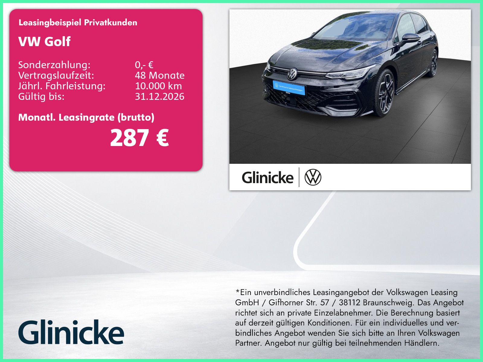 Volkswagen Golf VIII 1.5TSI R-Line Klima LED ACC RFK Sitzh.