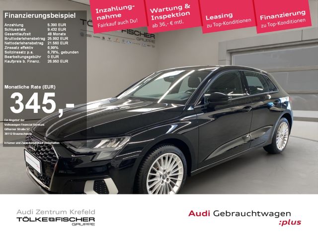 Audi A3 Sportback 35 2.0 TDI advanced LED SHZ SpurH