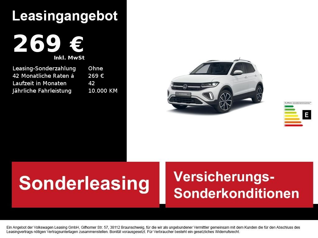 Volkswagen T-Cross Style 1.5 l TSI OPF 150 PS DSG*AHK*CAM*