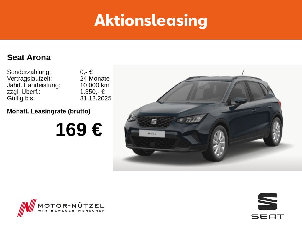 Seat Arona 116PS DSG/ LED/ NAVI/ PDC hinten/ SHZ/ DAB