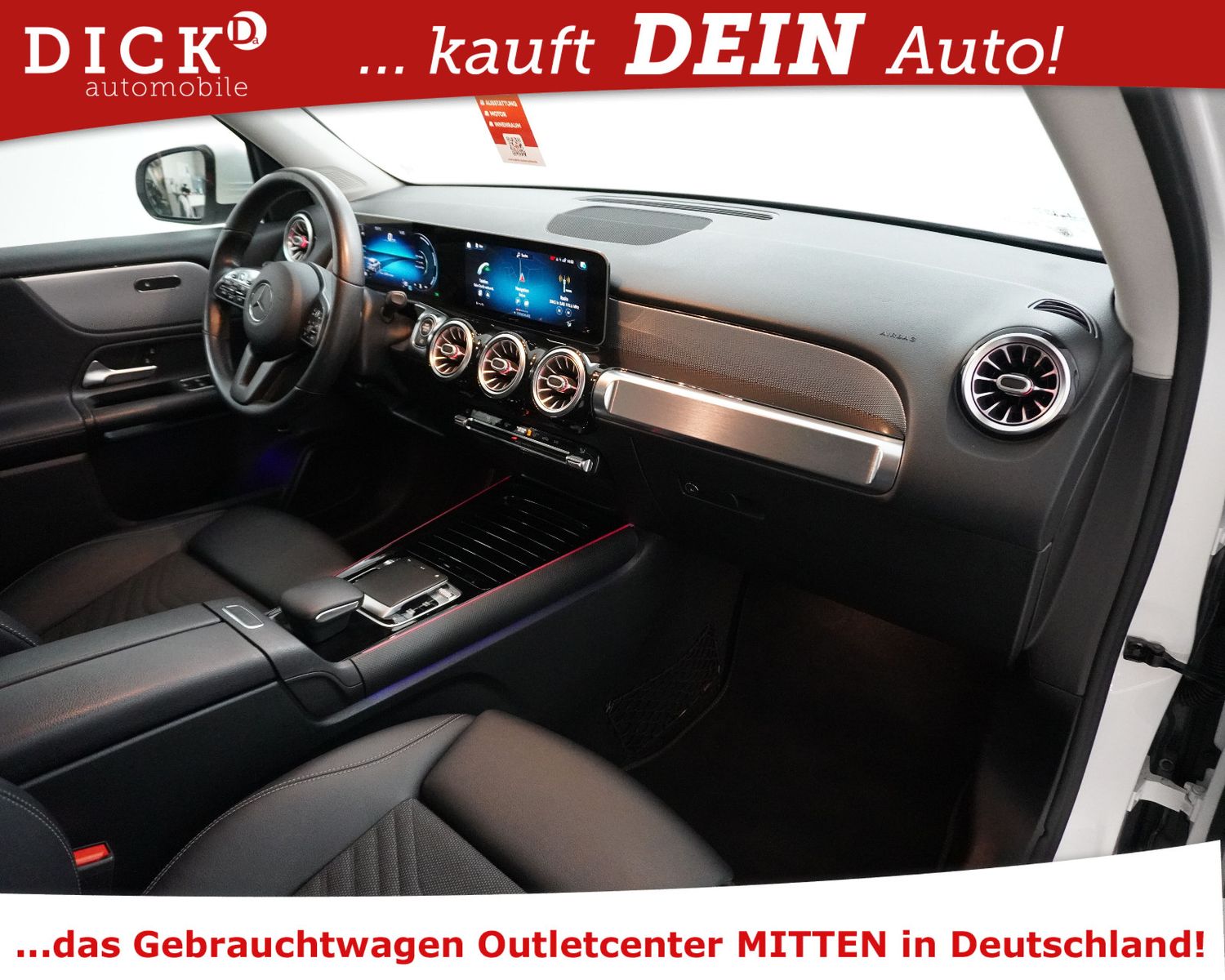 Fahrzeugabbildung Mercedes-Benz GLB180d 8G Style NAVI+KAM+LEDER+SHZ+WIDESC+TEMP+
