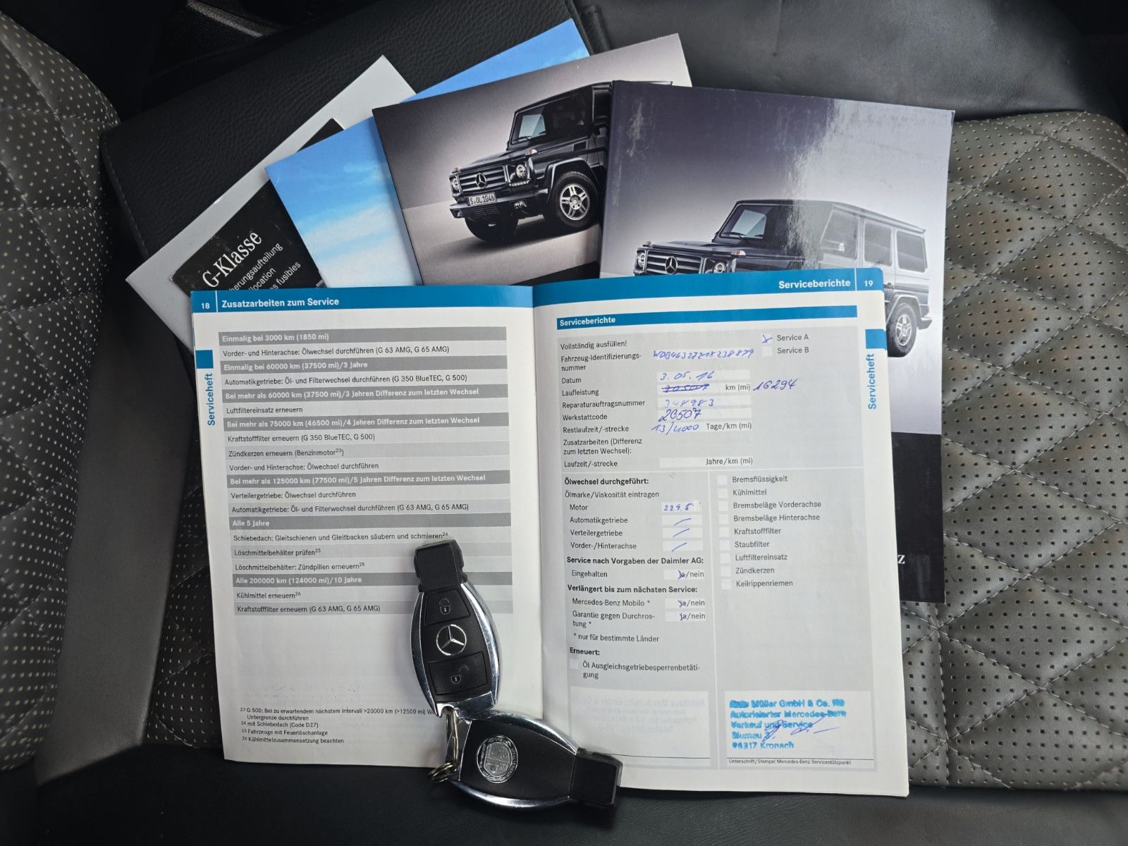 Fahrzeugabbildung Mercedes-Benz G 63 AMG G -Modell DESIGNO