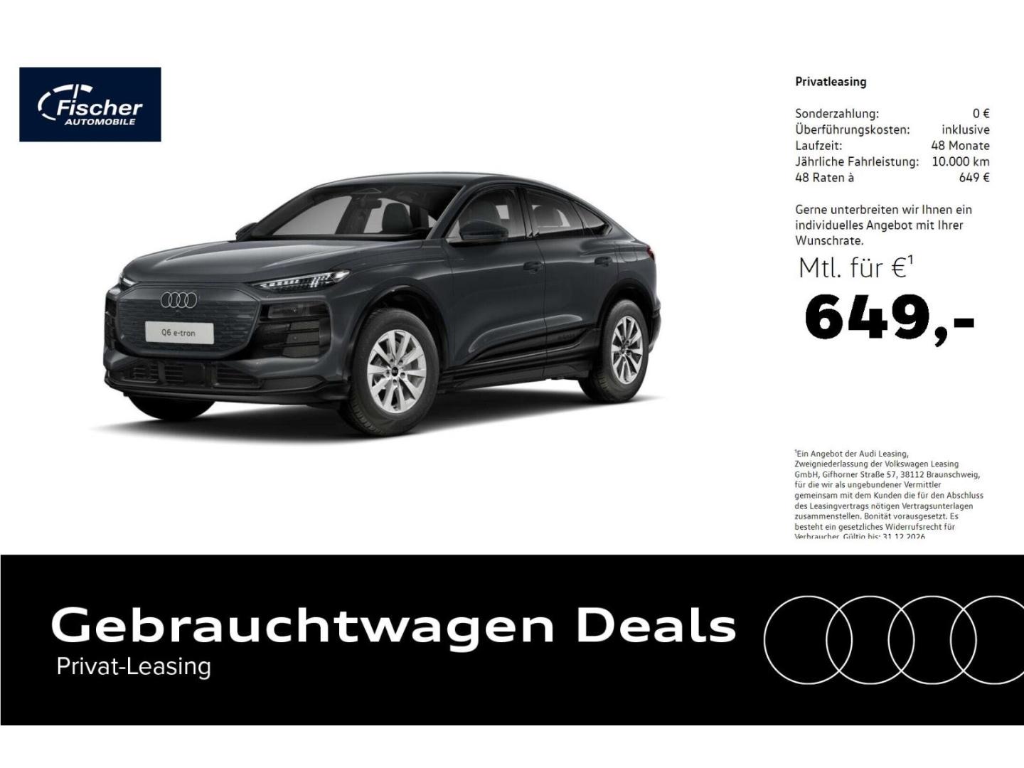 Audi Q6 SUV e-tron Sportback Advanced Perform. AHK/Luft