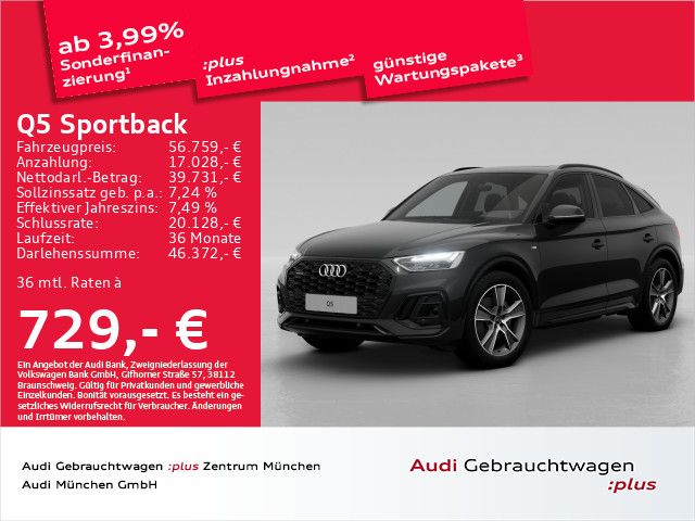 Audi Q5 Sportback 45 TFSI qu. S tronic S line Pano/AH