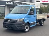 Volkswagen Crafter 35 Pritsche mittellang, AHK - blaue Volkswagen Crafter