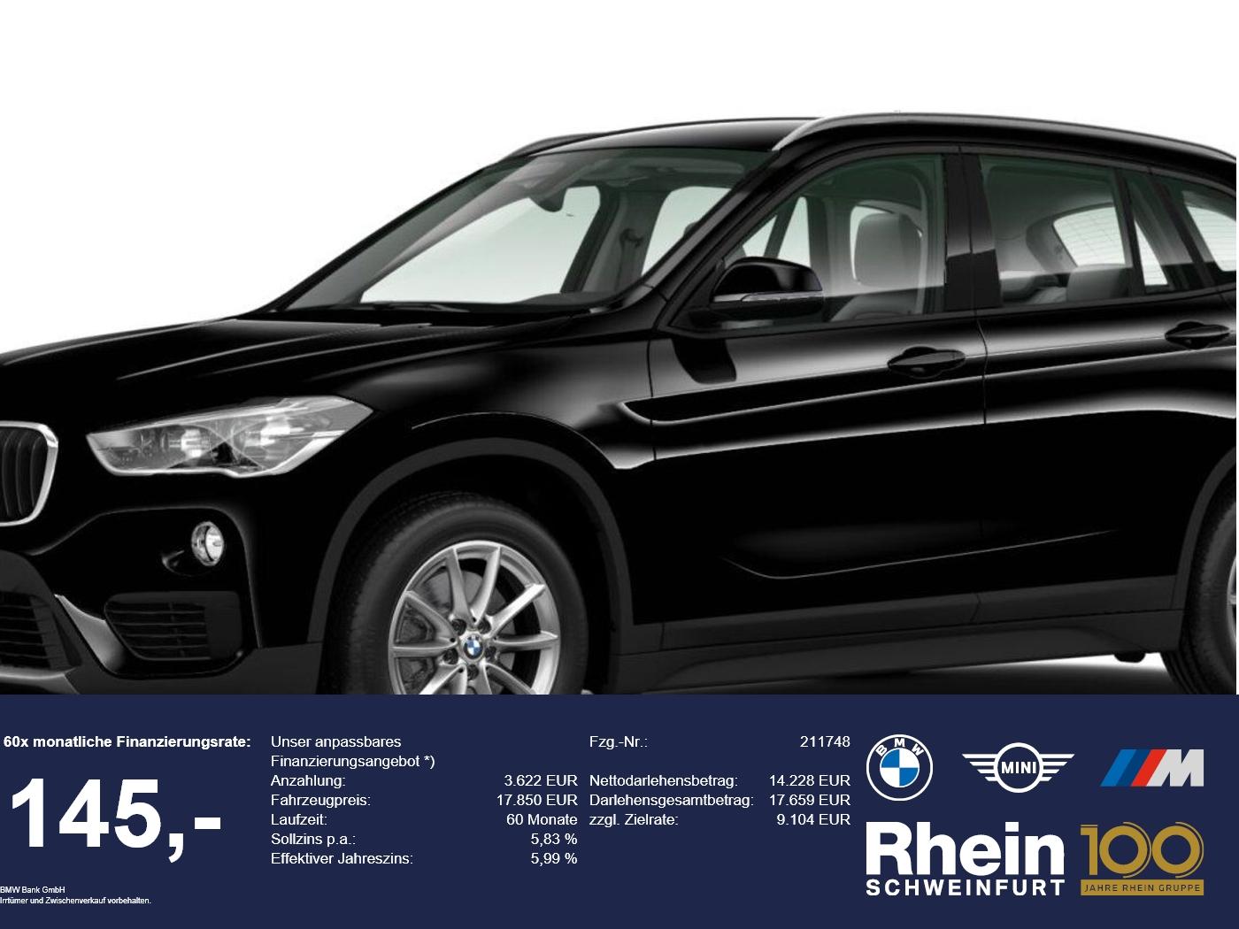 BMW X1 sDrive 18i LED.Navi. PDC. SH. 17 Zoll.
