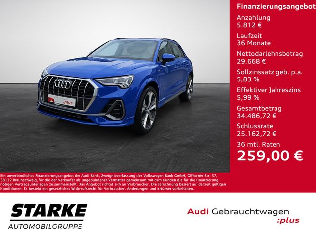 Audi Q3 45 TFSI quattro S tronic S line Matrix AHK Na