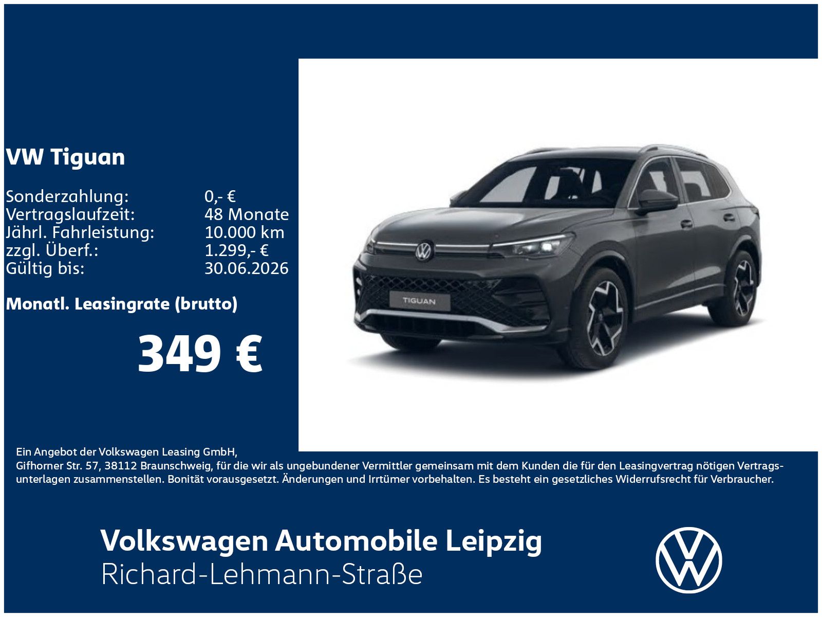 Volkswagen Tiguan R-Line 1.5 l eTSI 110 kW DSG