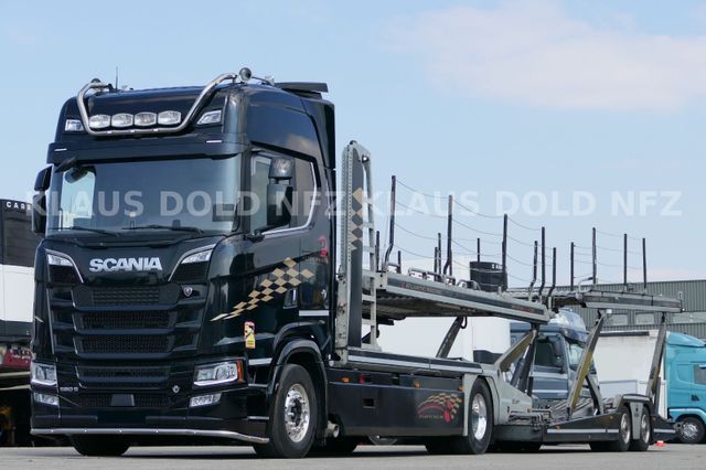 Scania S 580 V8 Autotransporter Lohr Retarder Euro 6