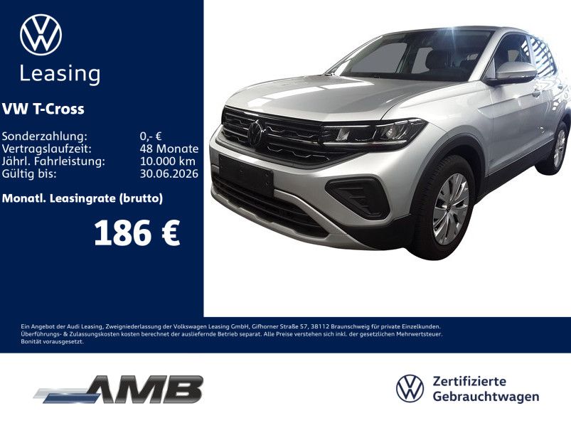 T-Cross 1.0 TSI LED/digi.C/Sitzhzg/bis08.2030Gar