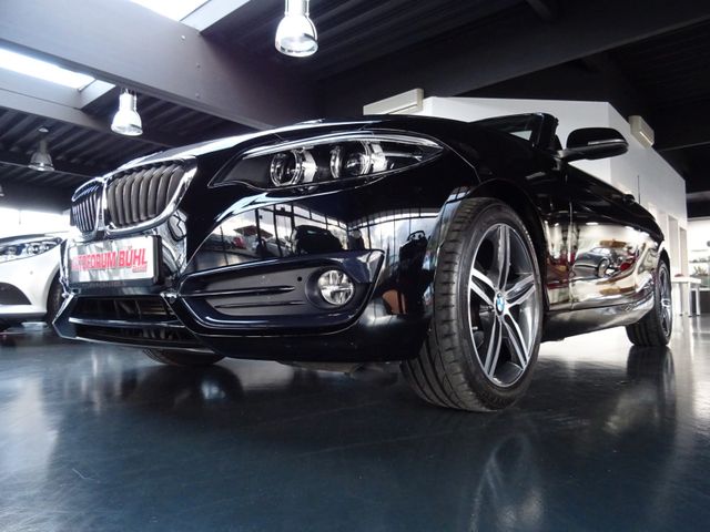 BMW 218d Cabrio Sport Line/ Automatik/LED/PDC+Kamera