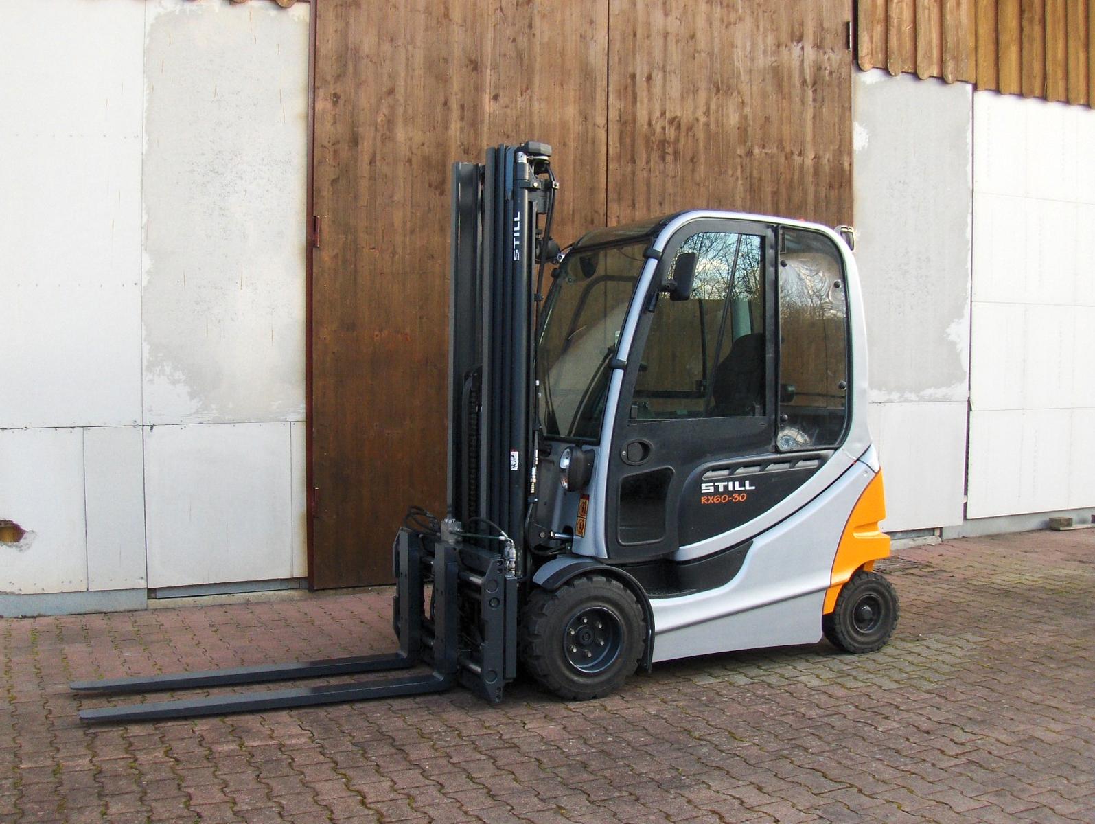 Still RX 60-30 Triplex,4 Ventil,Zinkenverstellgerät