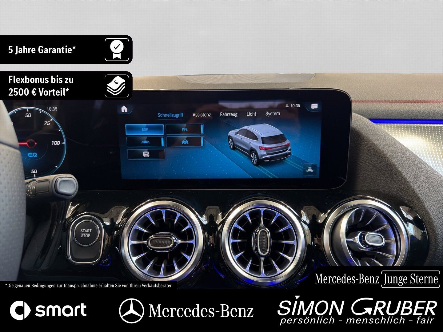 Fahrzeugabbildung Mercedes-Benz EQA 250 AMG Night Distronic Burm Ambi KeylessGo