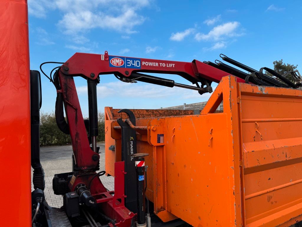 Fahrzeugabbildung DAF FA LF 180 8t / Abrollkipper, Ladekran   Containe