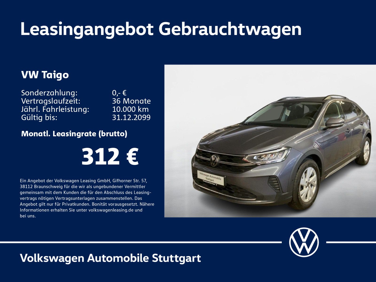 Volkswagen Taigo Life 1.0 TSI AHK App-Connect LED Kamera