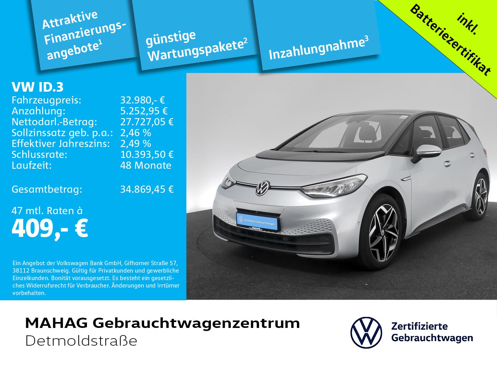 VW ID.3 Pro S 150kW CCS LED IQ.Drive ParkAssist+ 36