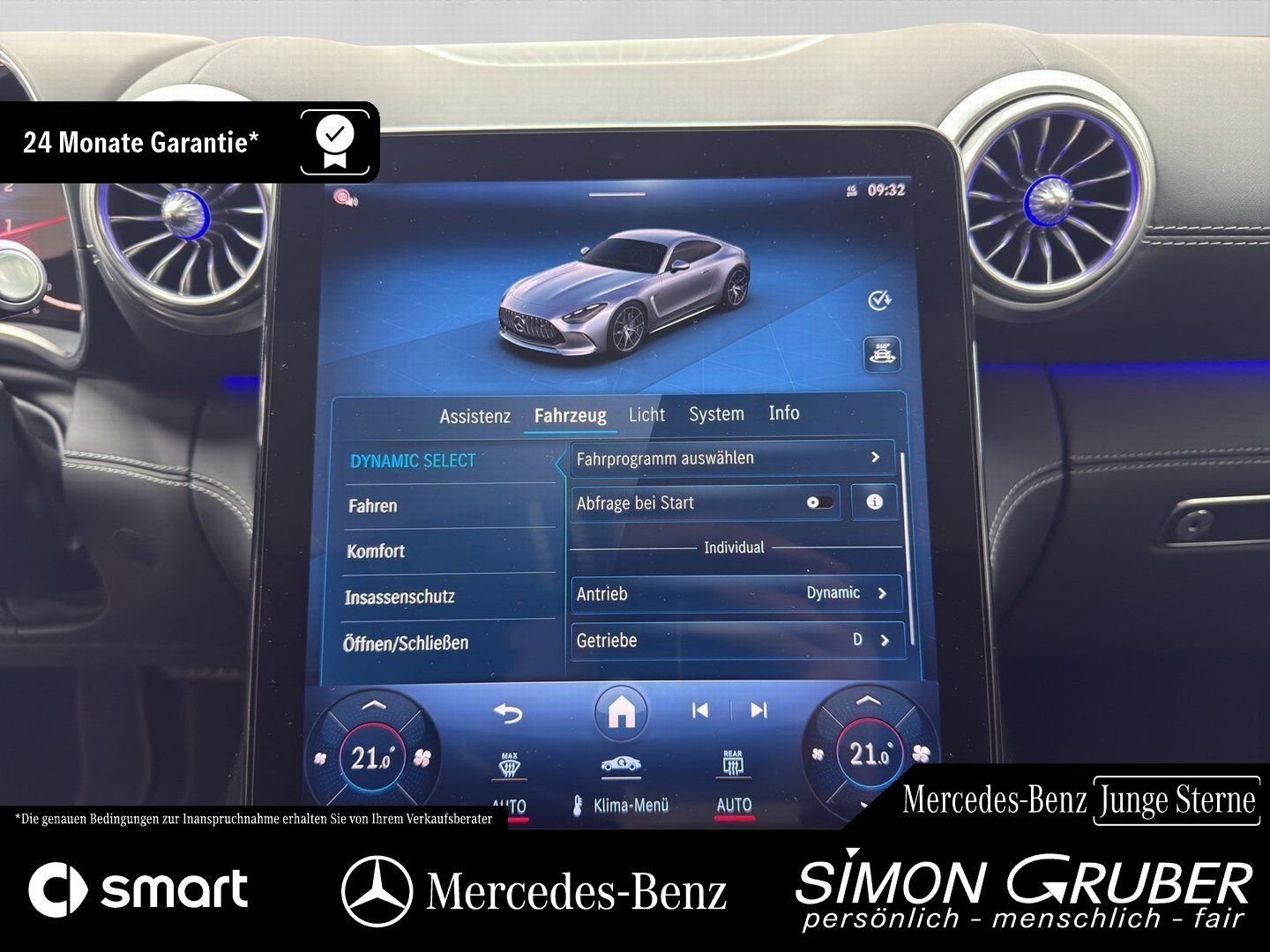 Fahrzeugabbildung Mercedes-Benz GT 63 4M+ Pano Massage Sitzklima Lift Burm HUD