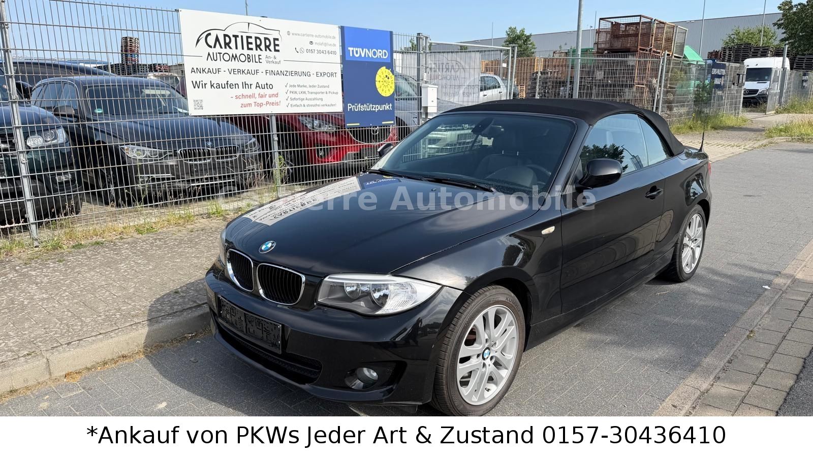 BMW 118d Cabrio EURO 5 M-Packet Leder ALU Tempomat