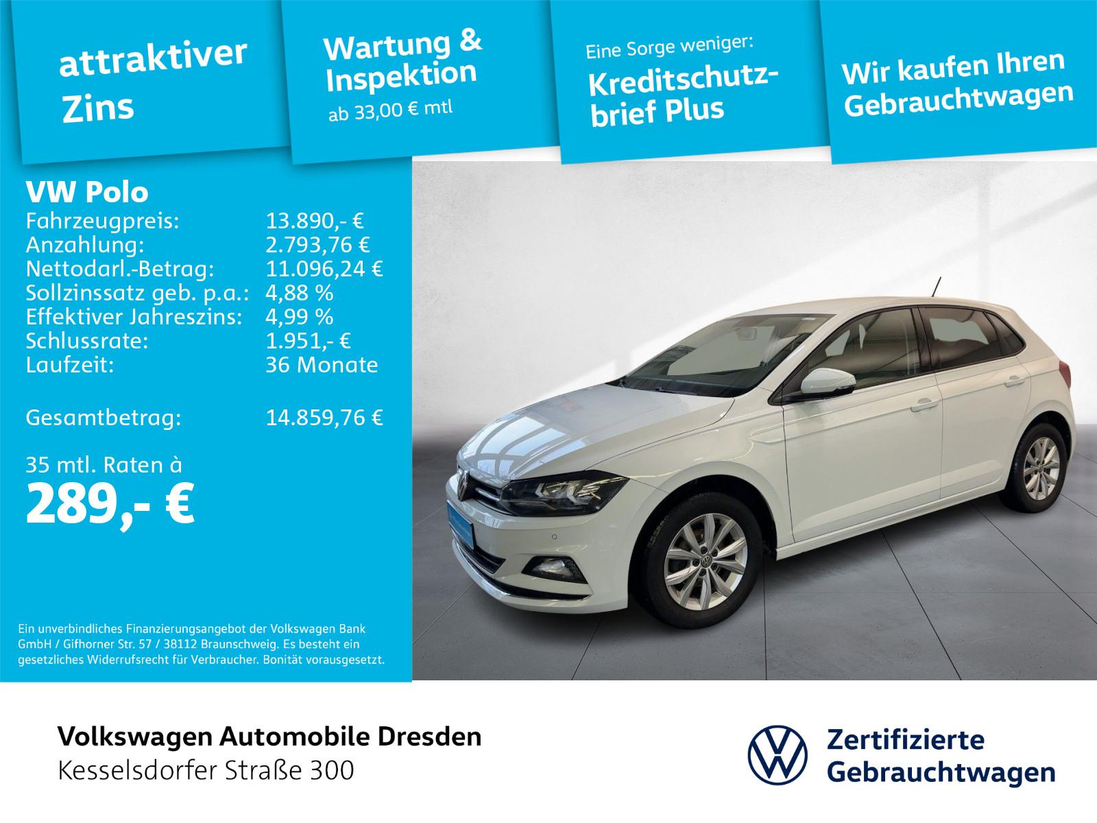 Volkswagen Polo 1.0 TSI Highline GRA PDC Sitzhzg.