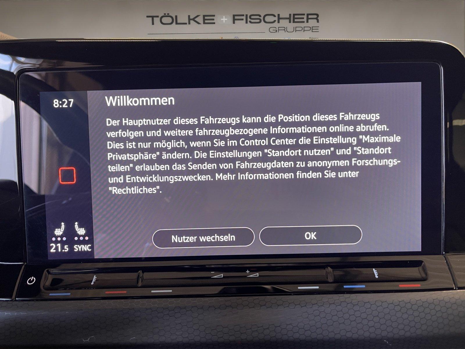Volkswagen Golf VIII 2.0 TSI GTI ACC AUT Kam. Navi Sportp., миниатюра 13
