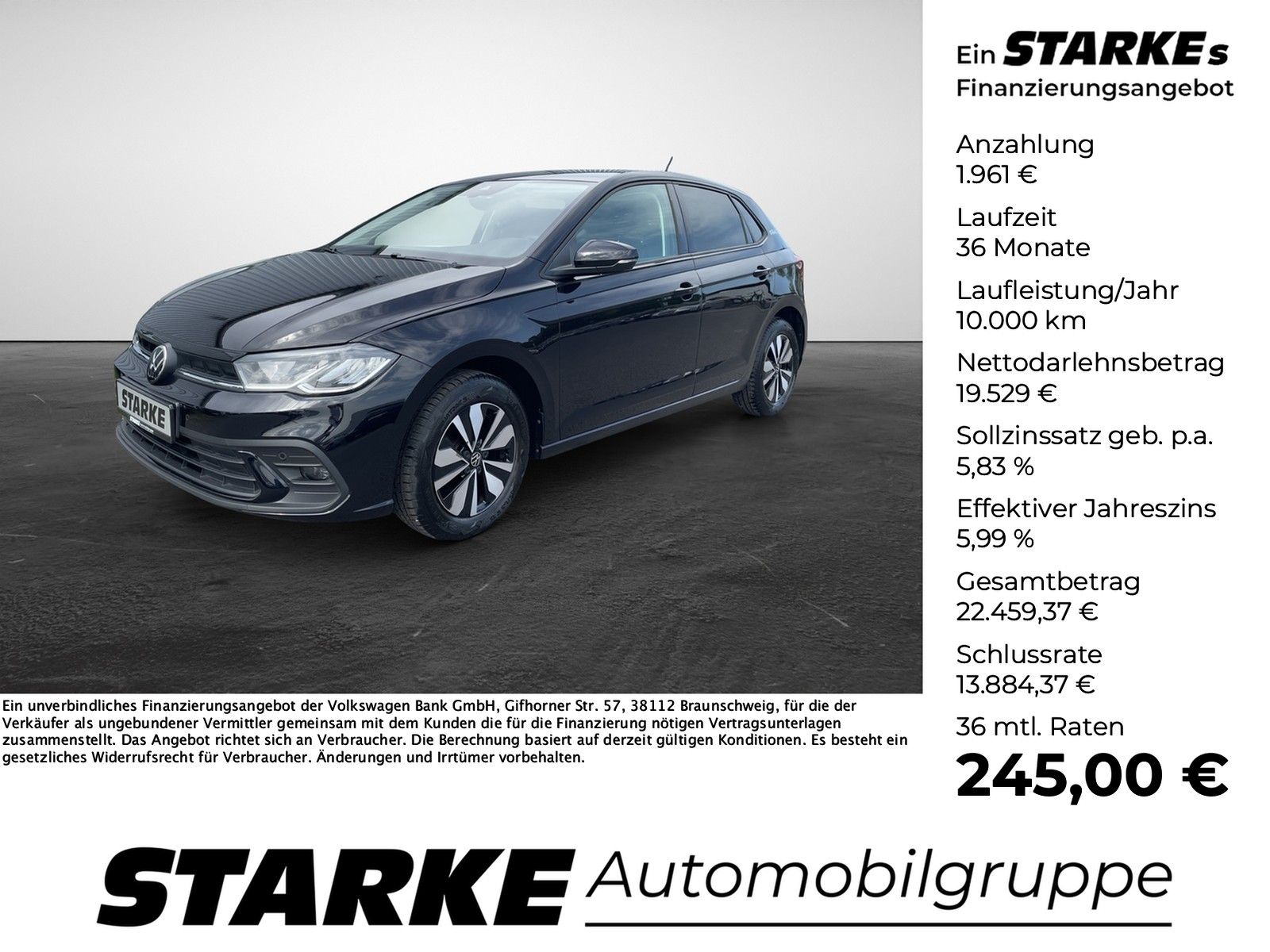 Volkswagen Polo 1.0 TSI Goal  Navi LED Kamera PDC LM Tempo 
