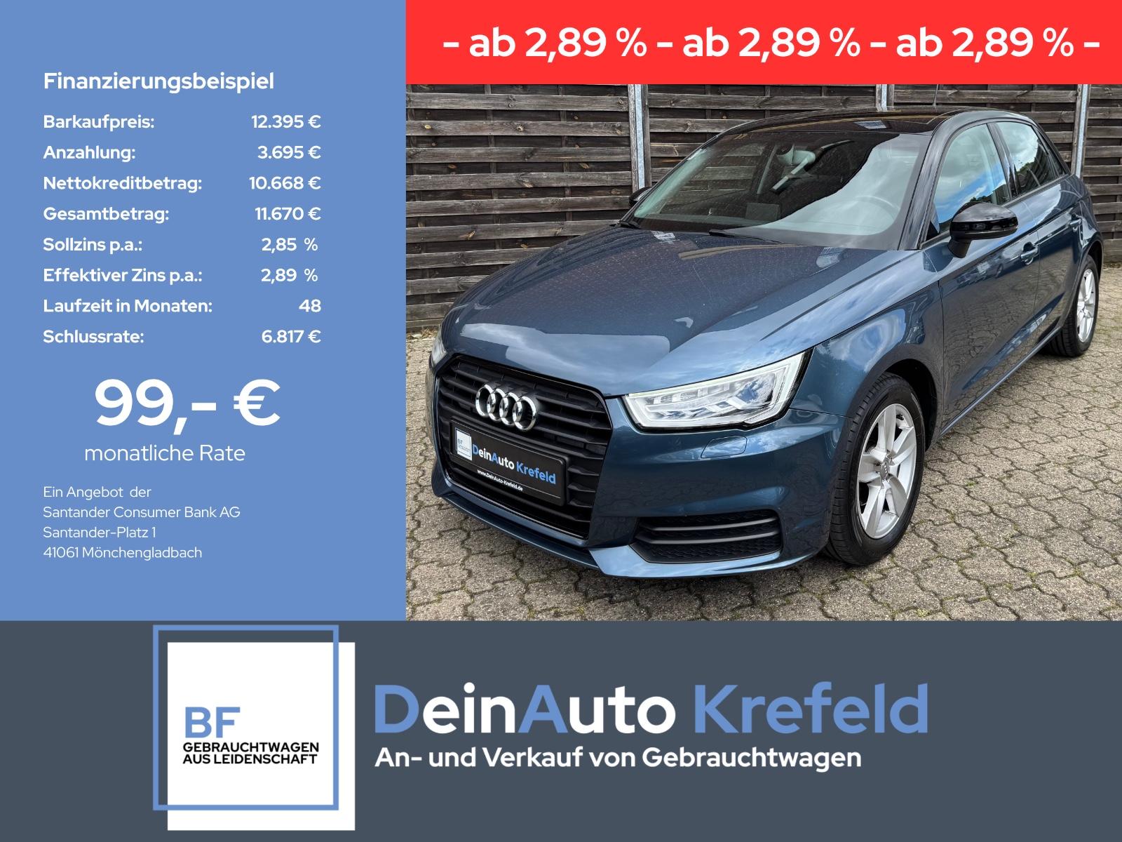 Audi A1 Sportback 1.0 TFSI ultra Panorama, Navi, LED