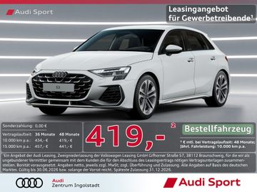 Audi Leasingangebot: Audi S3 Sportback TFSI qu LED PDC+ UPE 57.440,-