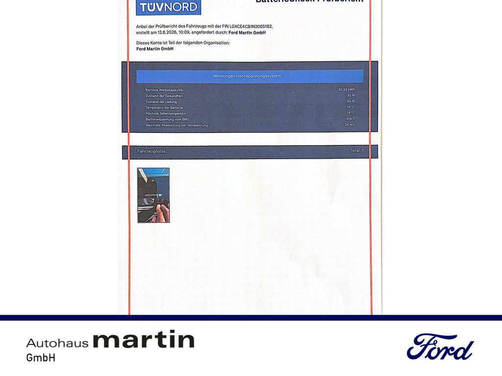Fahrzeugabbildung BYD ATTO 3 PDC SHZ NAVI ACC SITZBELÜFTUNG LED
