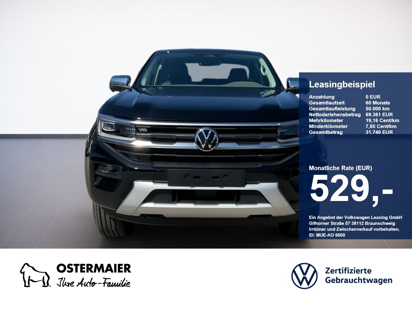 Volkswagen Amarok DoubleCab STYLE 3.0TDI 240PS AHK.NAVI.STY