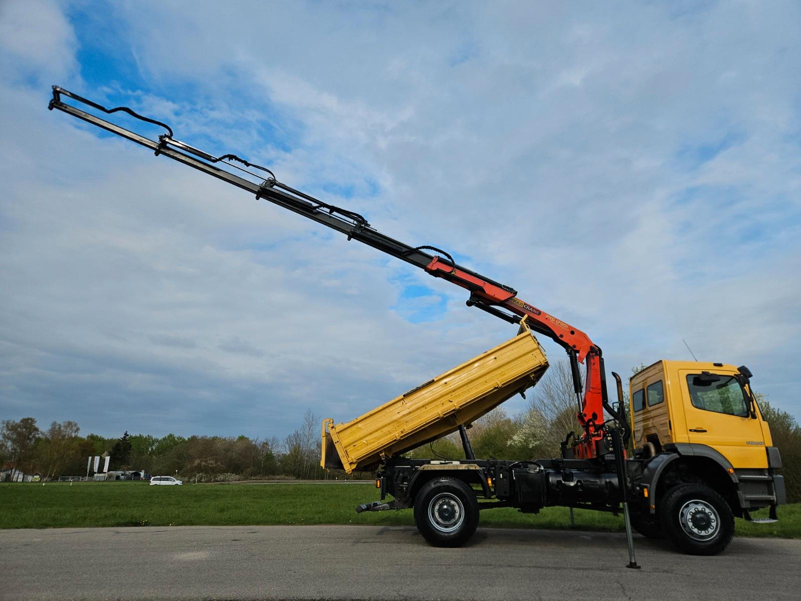 Mercedes-Benz Atego 1828 4x4 Meiller PK 12001 Funkfernbedienun