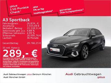 A3 Sportback 40 TFSI e S tronic avanced Navi+