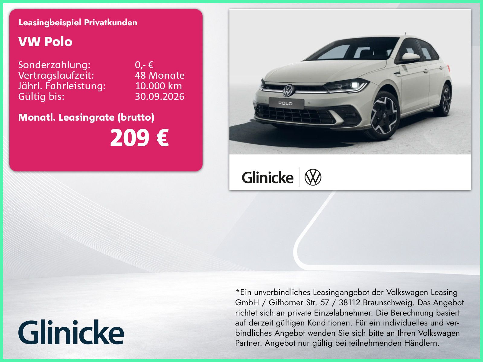 Volkswagen Polo R-Line 1,0 l TSI OPF 85 kW (116 PS) 7-Gang-