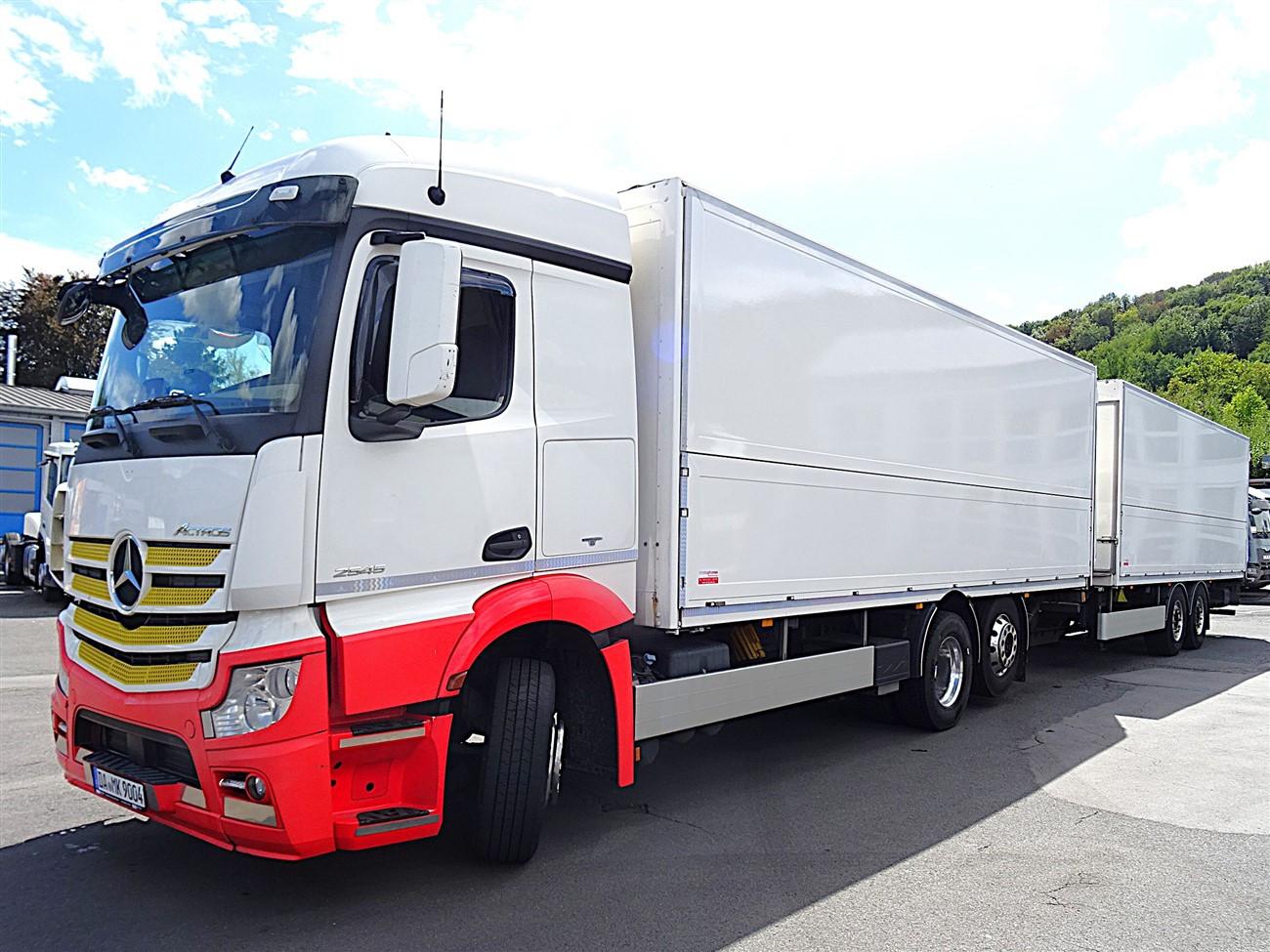 Mercedes-Benz 2545 Actros*kpl Zug*durchladbar*NLA*2xLBW*38 Pal
