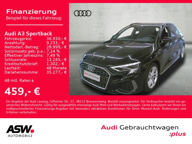 Audi A3 Sportback Sline 30TDI Stroni Navi LED AHK ACC