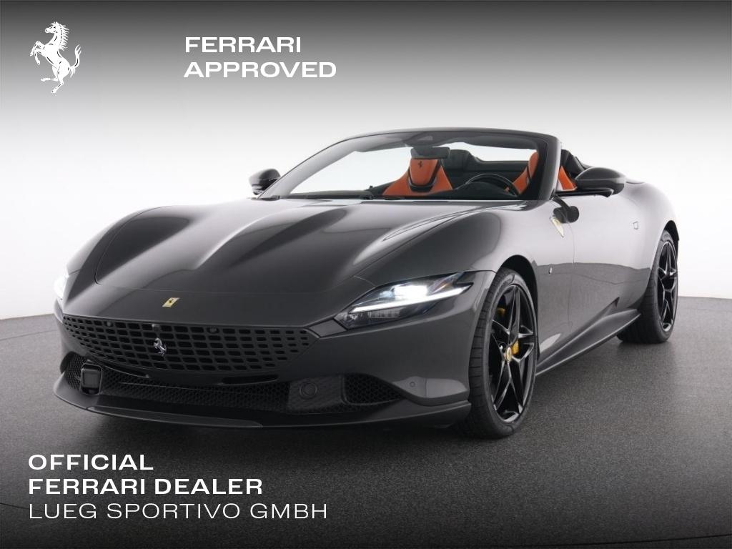 Ferrari Roma Spider Interieur in Spezial-Leder Orange