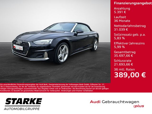 Audi A5 Cabriolet 40 TFSI S-tronic quattro advanced N