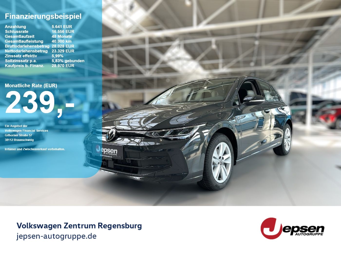 Volkswagen Golf Life 1.5 TSI R-KAMERA LED ACC SHZ PDC