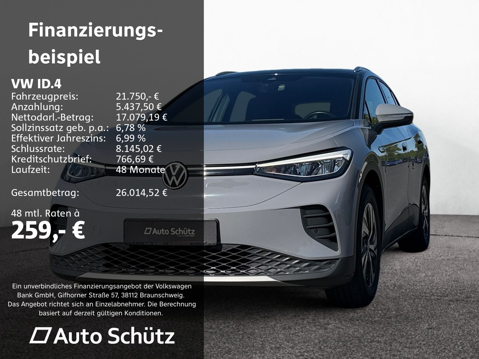 Volkswagen ID.4 Pure 55kWh+NAVI+LED+PDC+SHZ+ACC