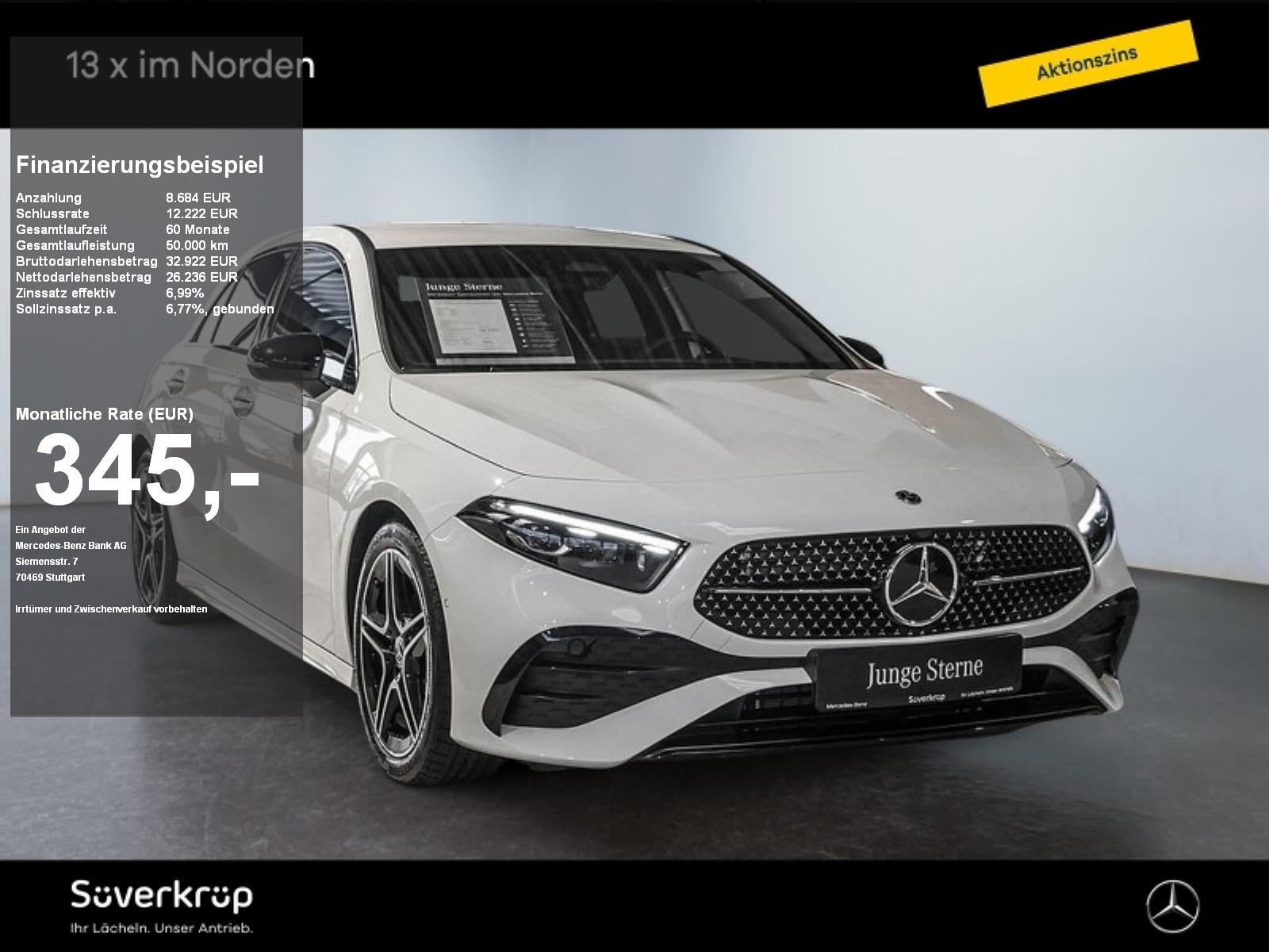 Mercedes-Benz A 200 AMG NIGHT MULTI AHK DISTR KAMERA SPUR PDC