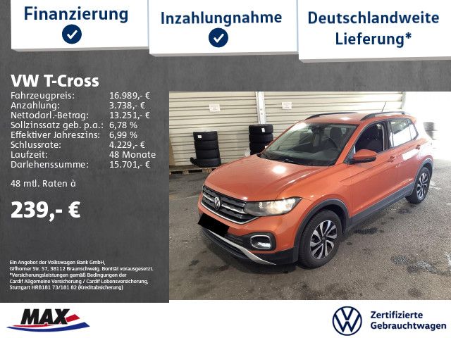 Volkswagen T-Cross 1.0 TSI ACTIVE NAVI+ACC+ALU 16"+SITZHZG+