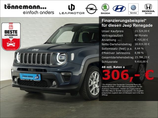 Renegade LIMITED MHEV DCT+NAVI+RÜCKFAHRKAMERA+PA