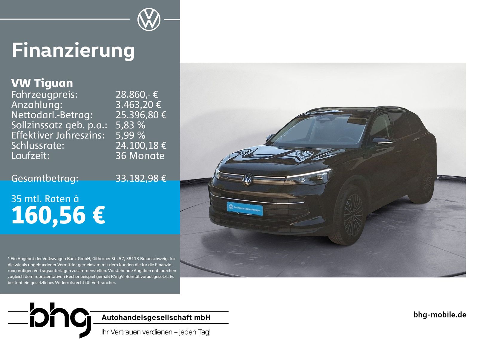 Volkswagen Tiguan 1.5 eTSI DSG GOAL #AHK #KAMERA #LED+ #ACC